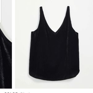 NWT Loft velvet shell tank